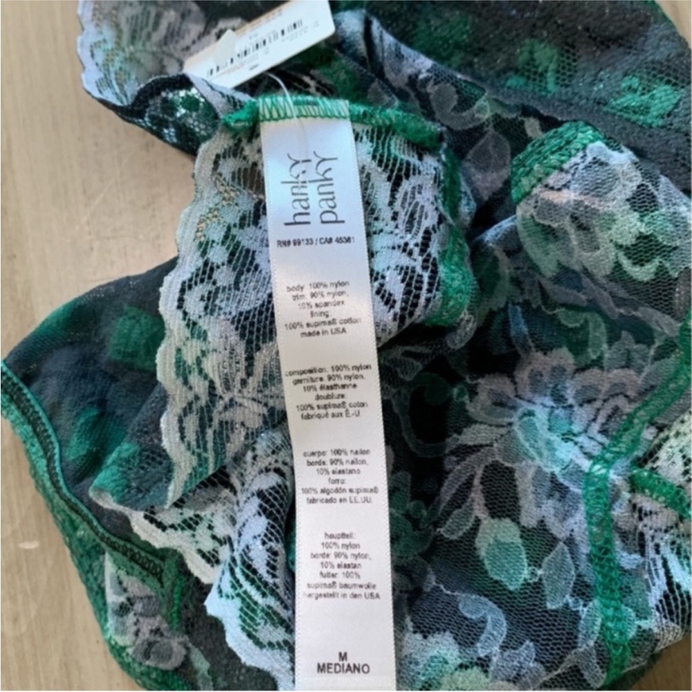 Anthropology Lace Trim Green Panties size M - Picture 5 of 5
